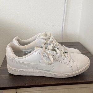 Nike White Leather Sneakers